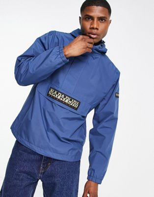 Napapijri freerunner jacket in blue - ASOS Price Checker