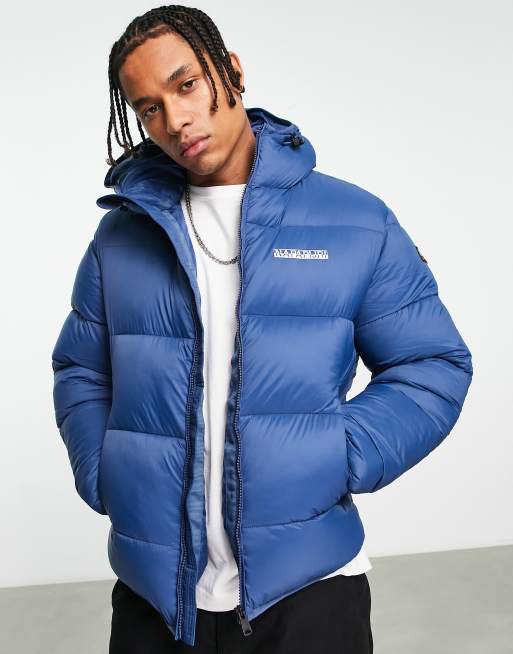 Napapijri - Gewatteerd jack in blauw