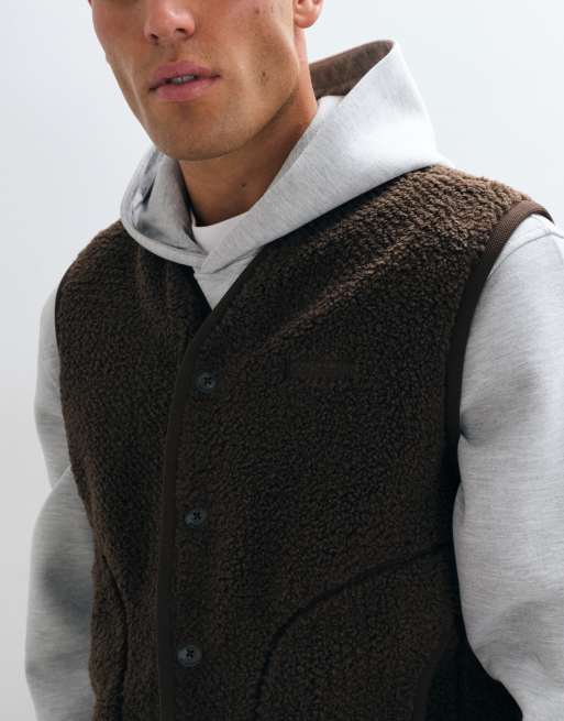 Napapijri gilet in brown, 3 of 5