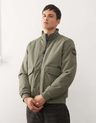 Napapijri Napapijri Giovi jacket in khaki-Green