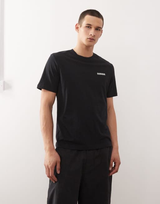 Napapijri Guide backprint t-shirt in black, 3 of 5