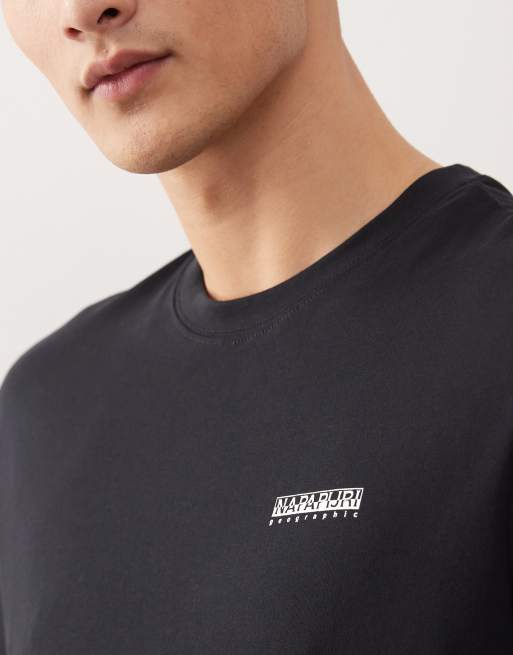 Napapijri Guide backprint t-shirt in black, 5 of 5