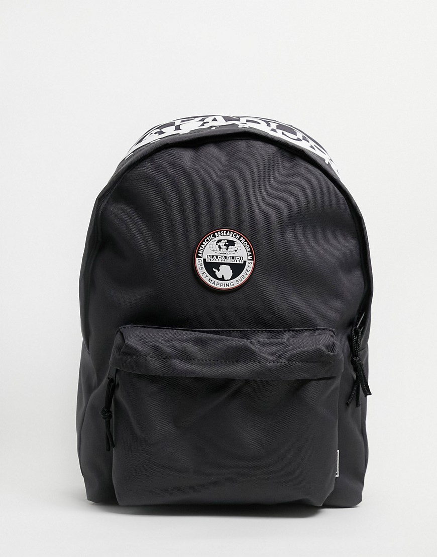 Napapijri Happy Daypack backpack in dark gray-Grey