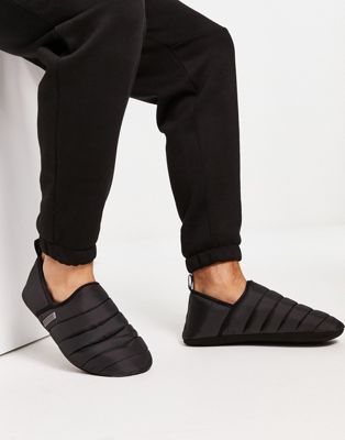 Napapijri Herl padded slippers in black - ASOS Price Checker