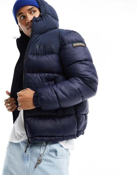 Mens navy clearance padded coat