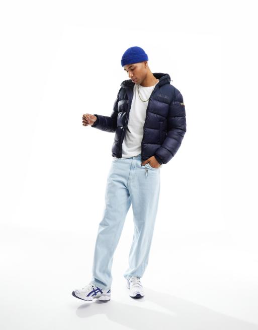 Napapijri – Hornelen – Steppjacke in Marineblau mit Kapuze, 2 von 4