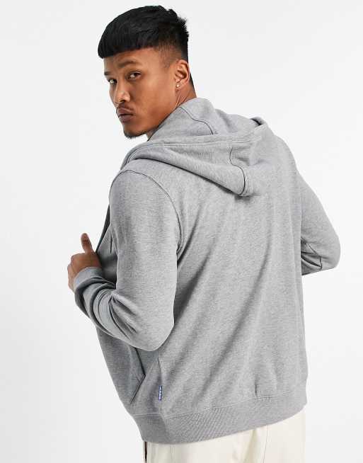 Napapijri Ice full zip hoodie in gray