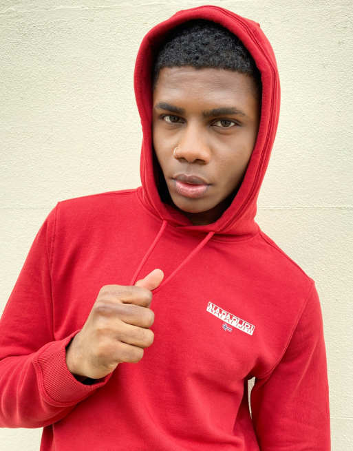 Napapijri red clearance hoodie