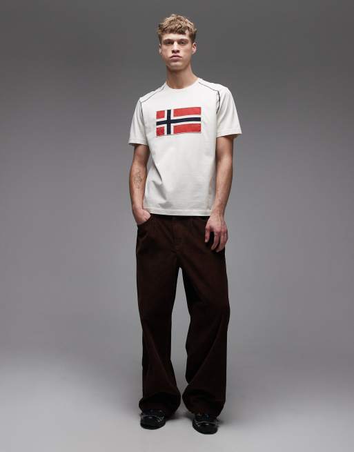 Napapijri - Ice - T-shirt met logo in wit, 2 van 5