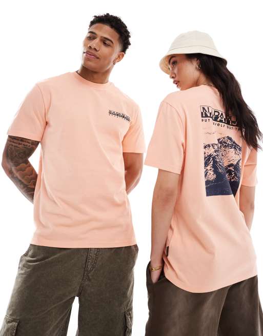 Napapijri – Kai – T-Shirt in Hellrosa