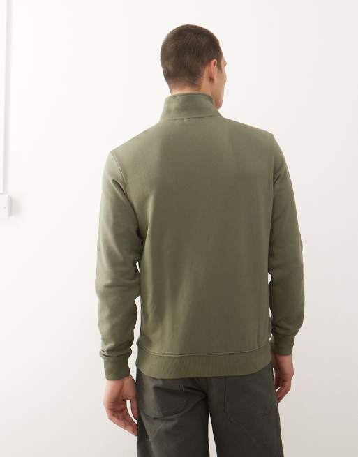 Napapijri - Kakigrøn sweatshirt med 1/4 lynlås, 3 af 5