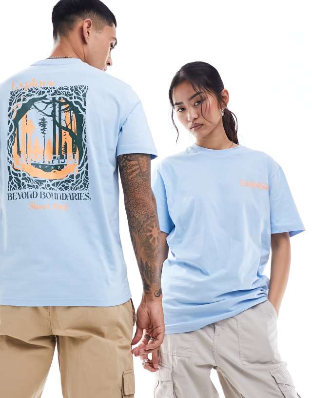 Napapijri - keoni t-shirt in light blue