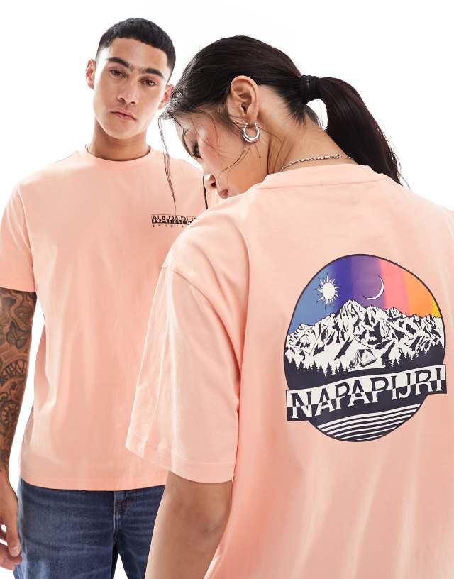 Napapijri - lahni unisex t-shirt in pink