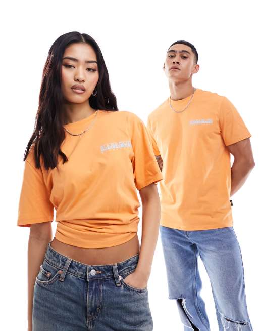 Napapijri - Makani - T-shirt in oranje