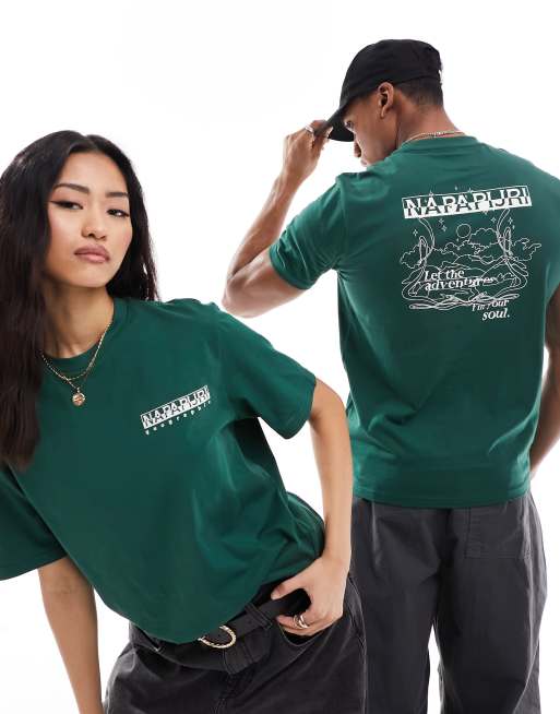 Napapijri - Makani - T-shirt - Vert foncé