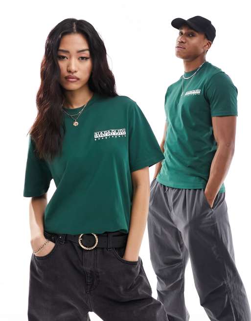 Napapijri - Makani - T-shirt - Vert foncé, 4 de 4