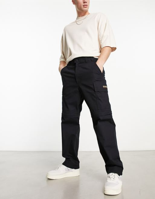 Mens zip off sales cargo trousers