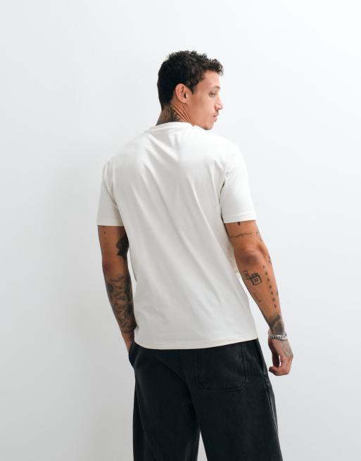 Napapijri map t-shirt in white, 4 of 5