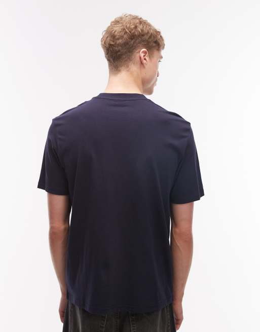Napapijri - Marineblå T-shirt med lille logo, 3 af 5