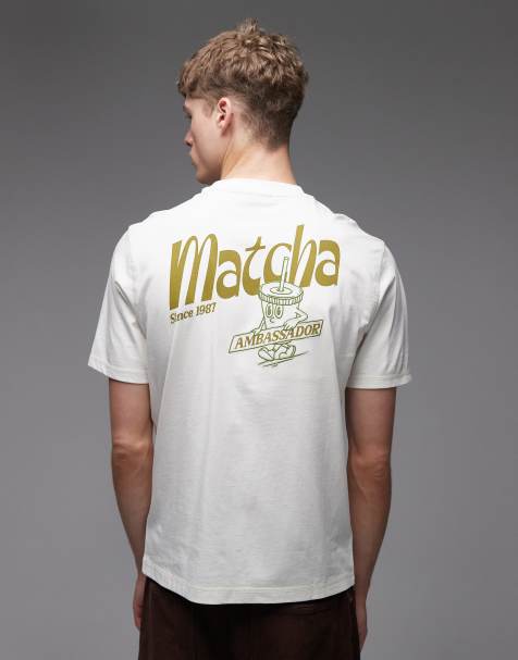 Napapijri – Matcha – Vit t-shirt med tryck på ryggen - view 1