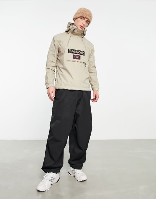 Napapijri - Northfarer 2.0 - Vandafvisende pullover-jakke i beige med hætte, 4 af 4