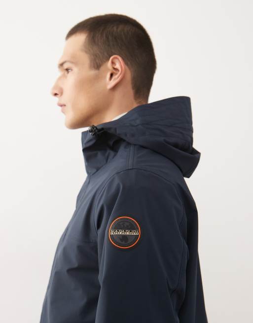 Napapijri Pilloz shell jacket in blue, 4 of 5