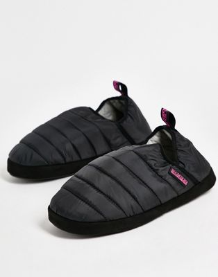 Napapijri Plume padded slippers in black  - ASOS Price Checker