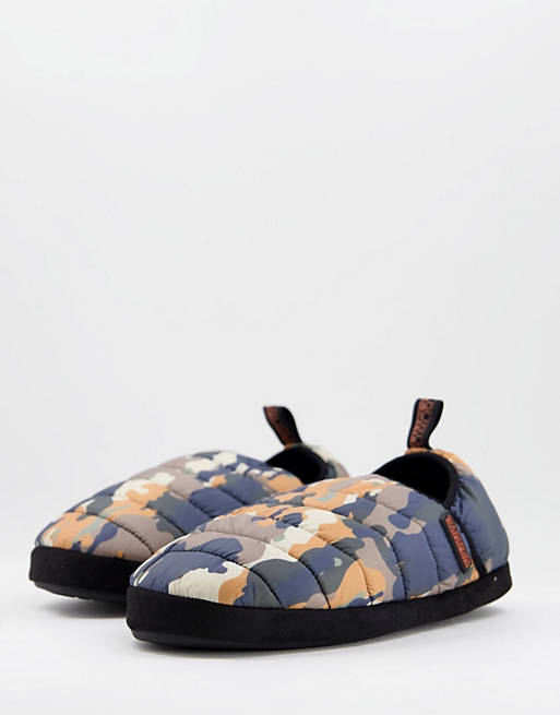  Napapijri Plume padded slippers in camo 