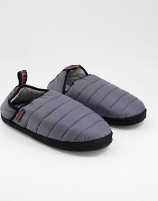 Napapijri Plume padded slippers in dark grey