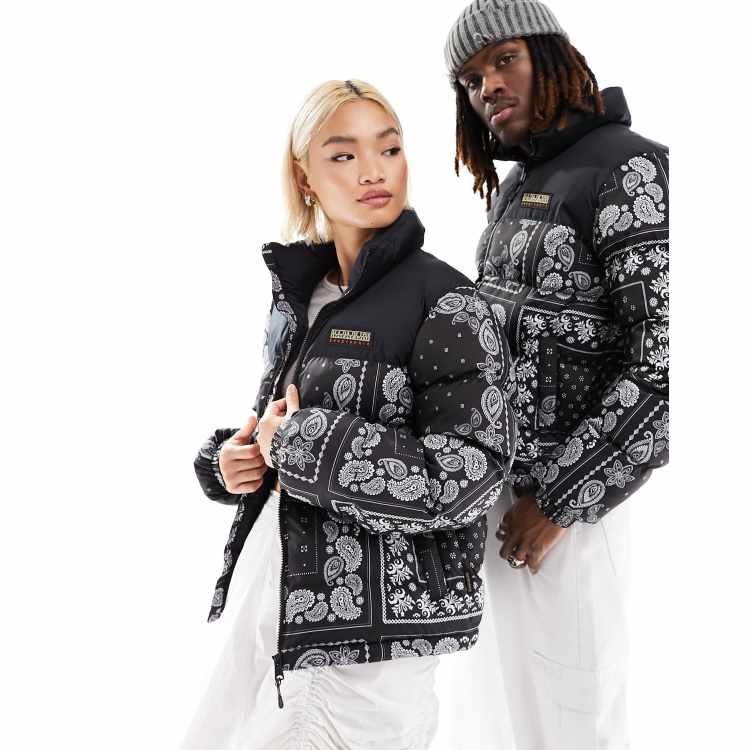 Black bandana jacket sales