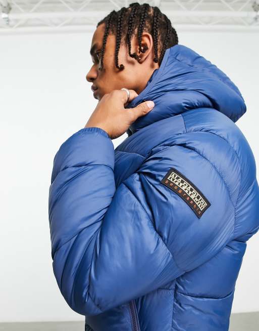 Napapijri puffer jacket blue ASOS