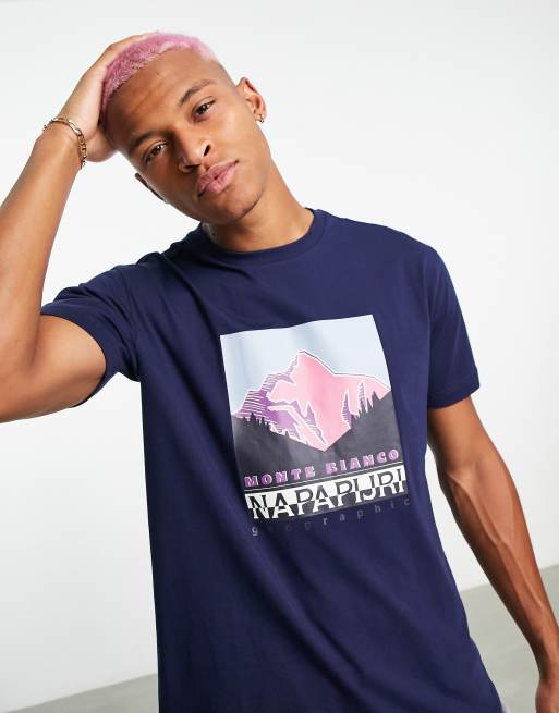 Napapijri Quintino t-shirt in navy