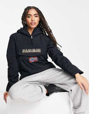 American Trends Giacca Antipioggia Leggera Donna Con Cappuccio – Impermeabile E Pieghevole Taglie S-XXL