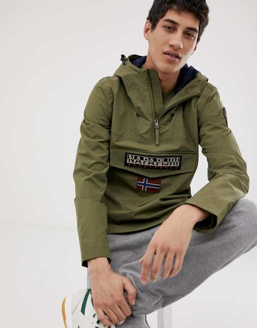 Napapijri jacket khaki sale