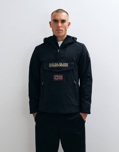Napapijri Rainforest pocket anorak in black - view 1