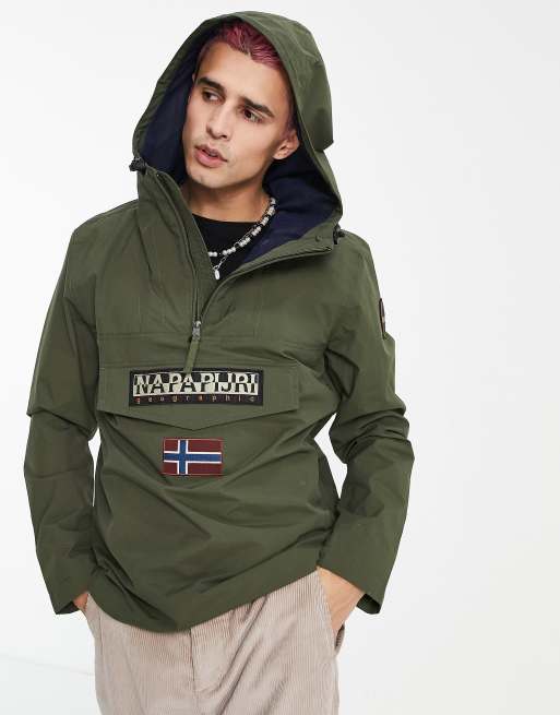 Napapijri Rainforest Sum 3 jacket in green | ASOS