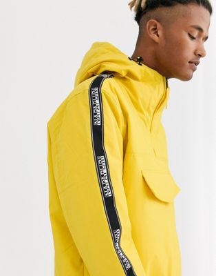 Napapijri rainforest tape yellow jacket | ASOS