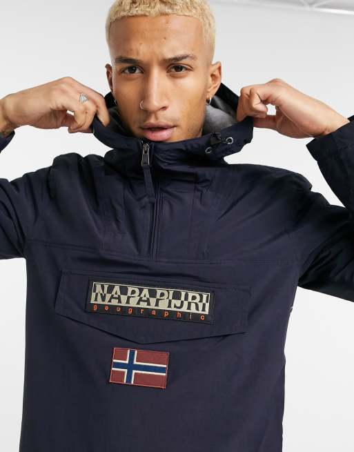 manteau napapijri bleu marine