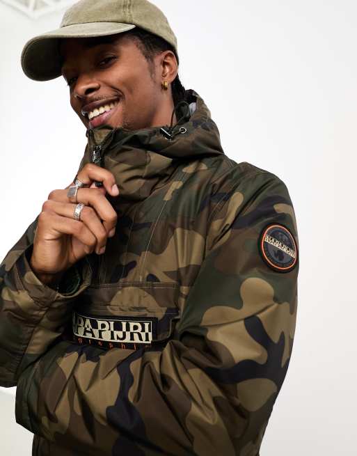 Napapijri rainforest jacket camo sale