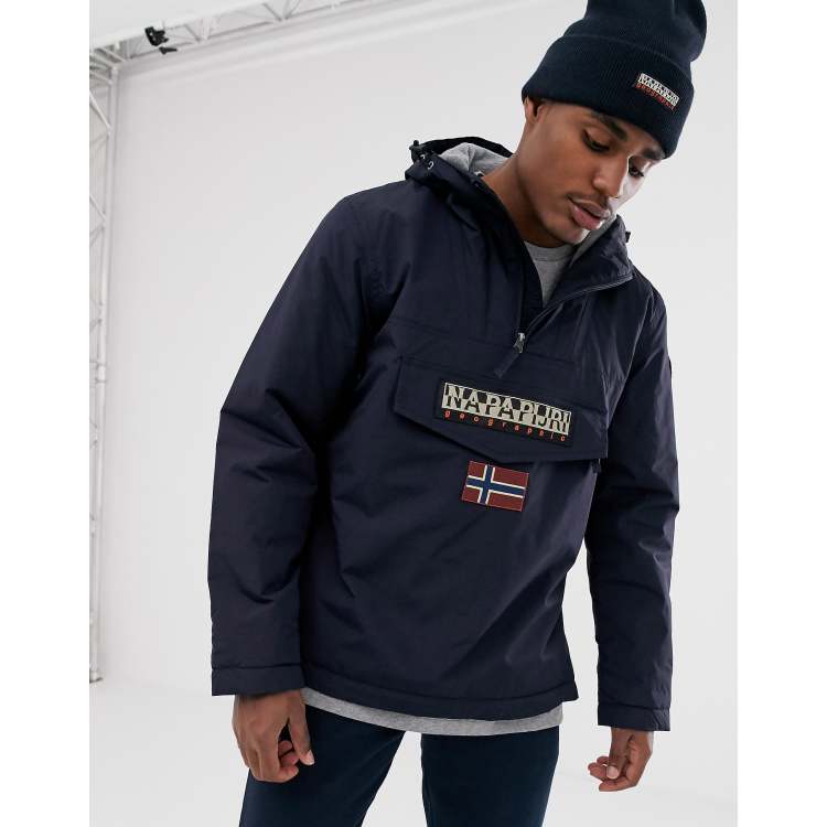 Edele Aanhoudend buik Napapijri Rainforest Winter 1 jacket in navy | ASOS