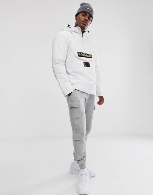 White 2024 napapijri coat