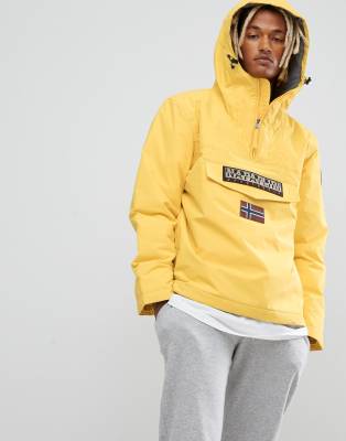 napapijri yellow hoodie