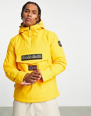 Napapijri Rainforest winter 3 jacket in yellow - ASOS Price Checker