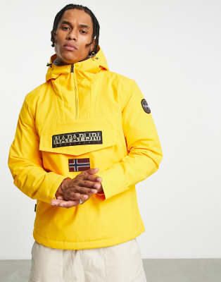 Napapijri Rainforest winter 3 jacket in yellow - ASOS Price Checker