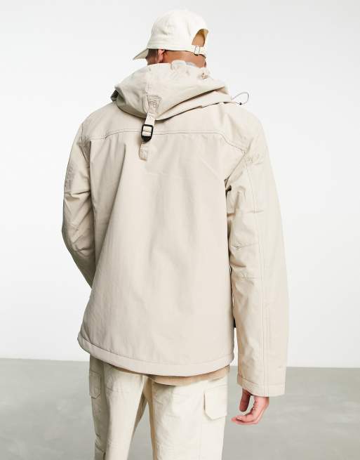Napapijri rainforest winter jacket in beige, 2 of 4