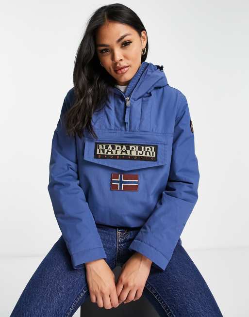 buiten gebruik had het niet door Kabelbaan Napapijri rainforest winter jacket in blue | ASOS