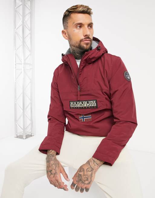 Napapijri store jacket burgundy