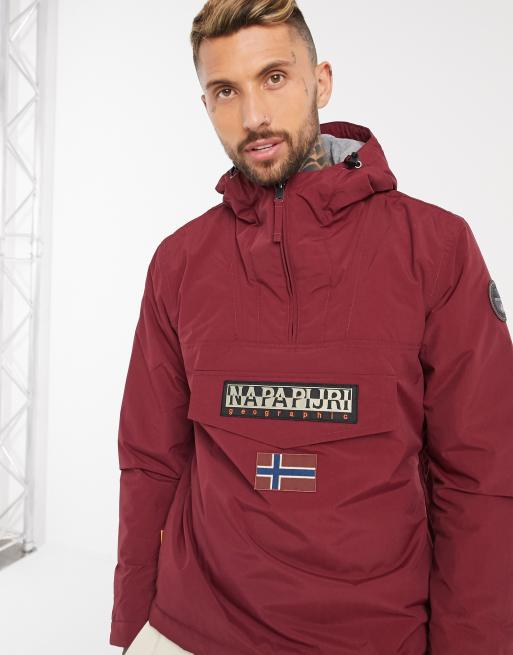 Napapijri 2025 jacket burgundy