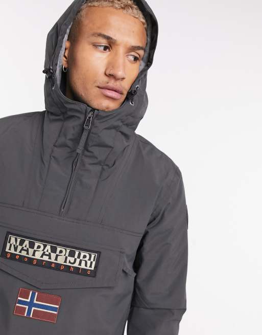 Napapijri Rainforest Winter jacket in dark gray | ASOS