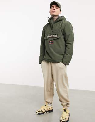 Napapijri Rainforest Winter jacket in khaki green